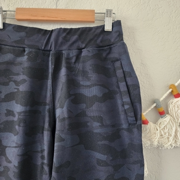 Alphalete Blue Camo Tappered Joggers Comfort Run Lounge Mens S - Picture 6 of 12